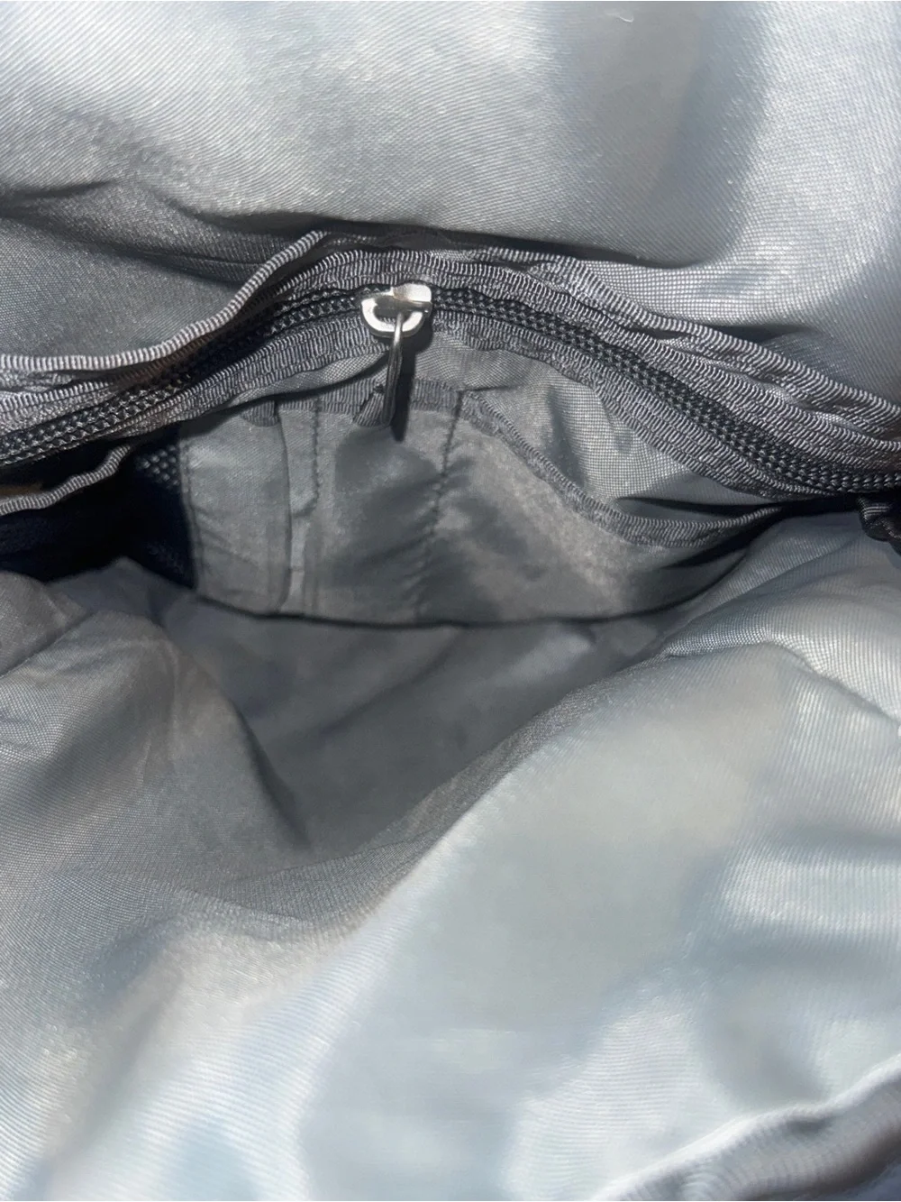 The North Face (Pivioter) Dark Blue Backpack with White Logo